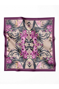 LIMITED EDITION COTTON VOILE SQUARE - DAFNY